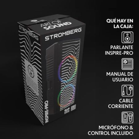 PARLANTE 2X15 BT STROMBERG INSPIRE-PRO